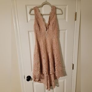 City triangles, size 5, pink sparkly dress.